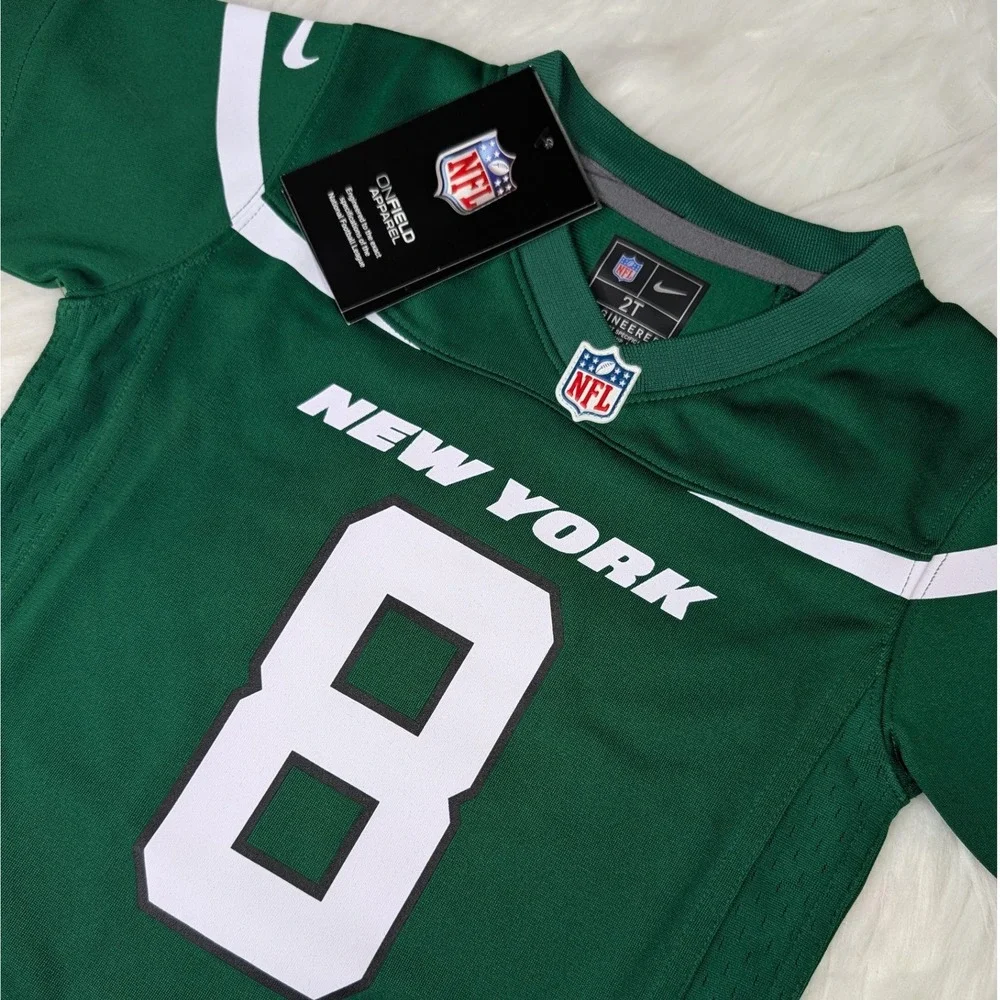 Nike NFL Jersey Kids 2T Green Aaron Rodgers New York Jets 8 9Z1T1N9P9-NYJAR